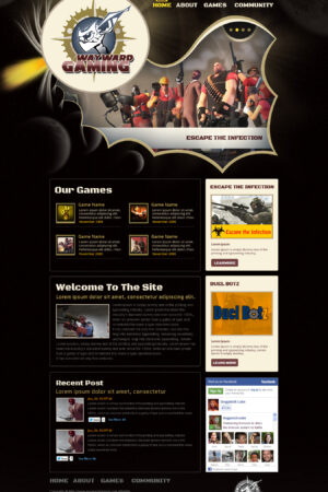 Website for Gaming
