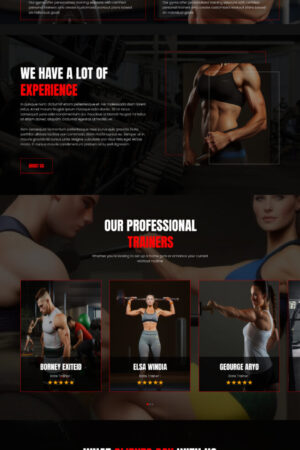Personal Trainer Site