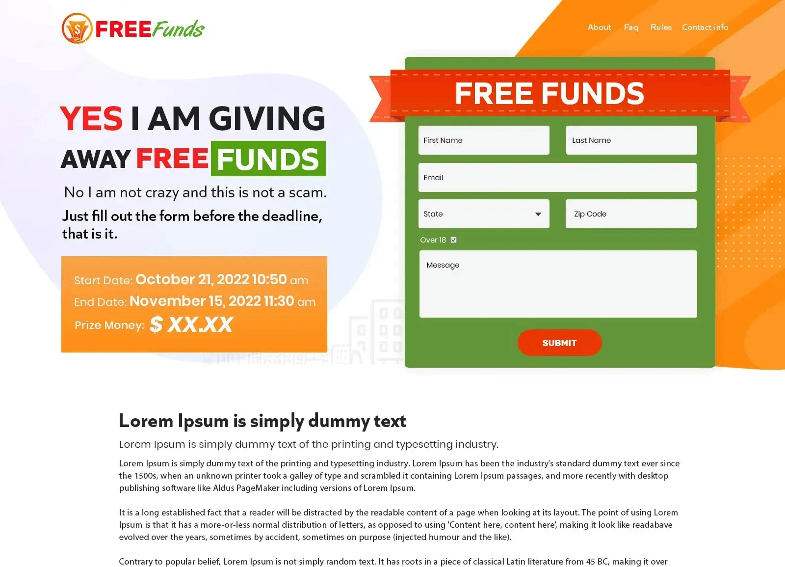 Custom web design UI mockup project