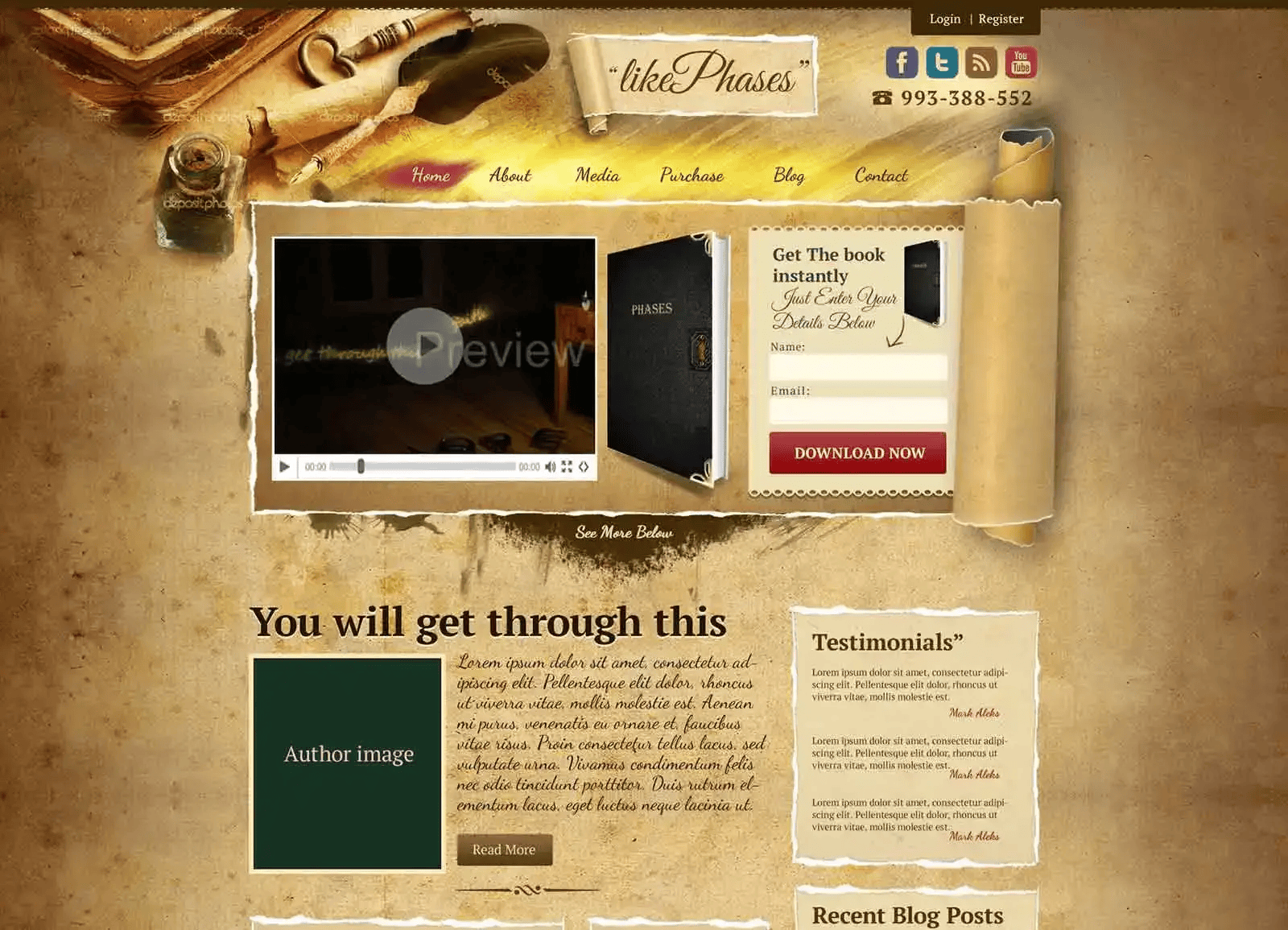 Custom web design UI mockup project